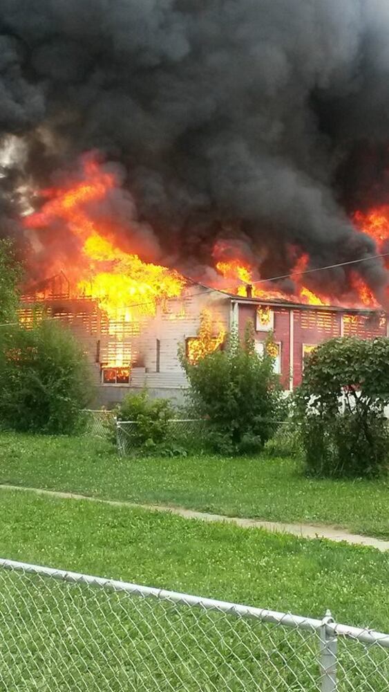 Readers capture photos of Piqua fire