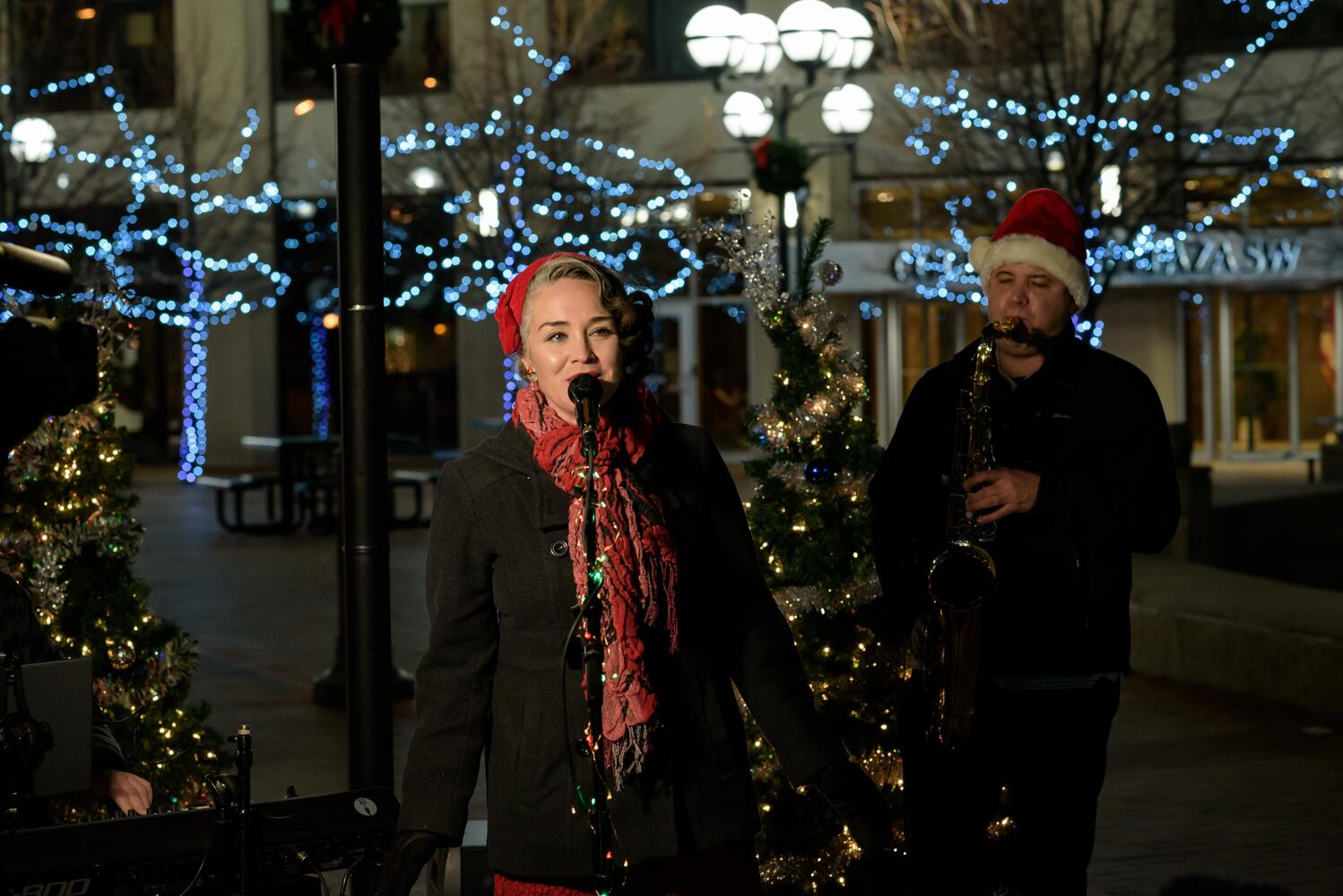 PHOTOS:  A behind the scenes look at filming of Downtown Dayton's Virtual Grande Illumination