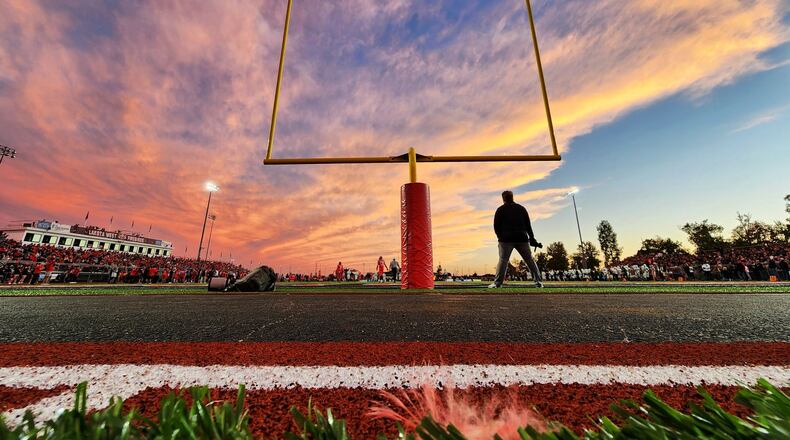 Lakota West football team defeated Mason 37-7 Friday, Sept. 30, 2022 at Lakota West High School in West Chester Township. NICK GRAHAM/STAFF