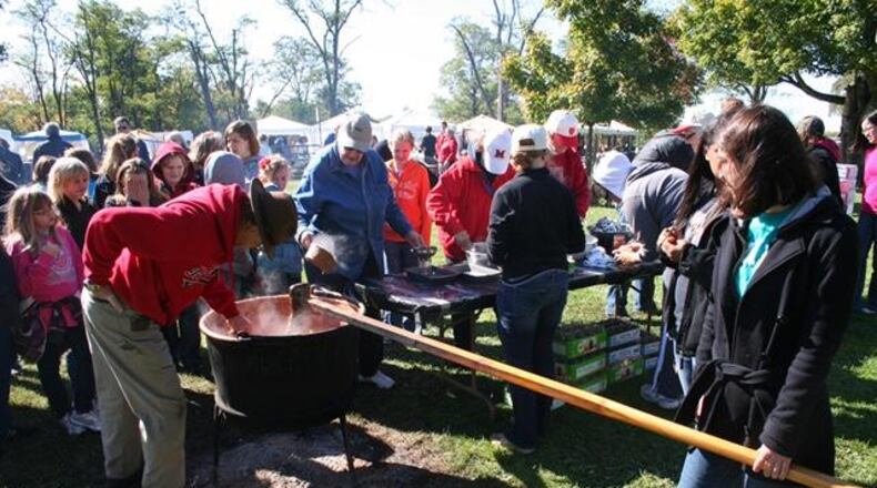 The 59th Annual Apple Butter Festival, presented by The Oxford Museum Association, is headed to Hueston Woods Pioneer Farm on Oct. 5 and 6. (Photo is from a previous Apple Butter Festival.)