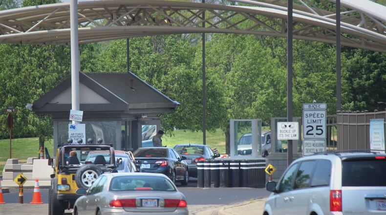 Ohio’s congressional delegation cites its proximity to Wright-Patterson Air Force Base as one of the reasons a missile defense site should be located in northeast Ohio. CHUCK HAMLIN / STAFF
