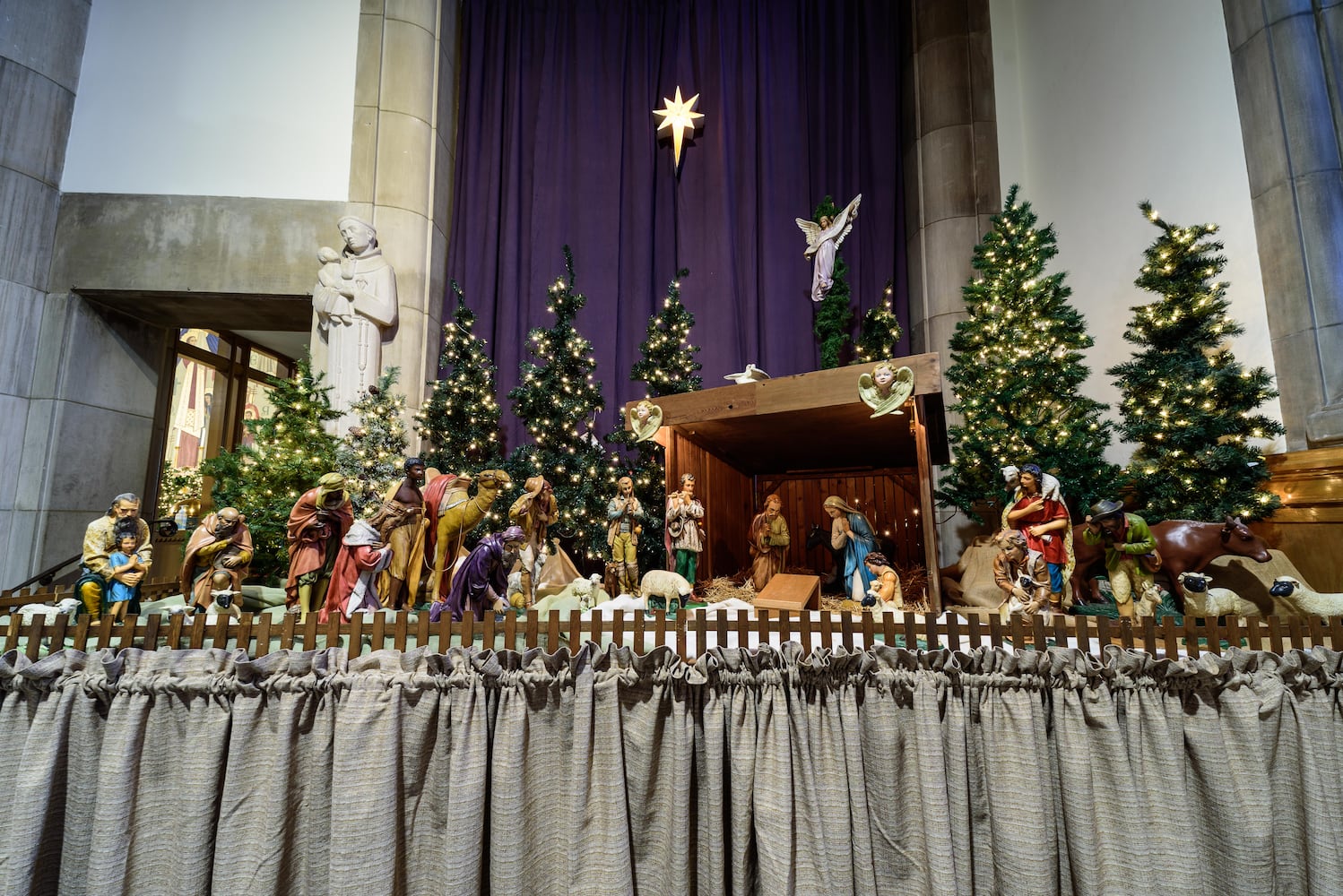 PHOTOS: A look inside St. Anthony of Padua Catholic Church decorated for Christmas