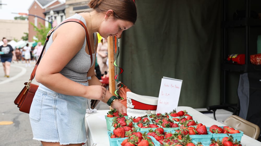 A file photo from the 49th annual Troy Strawberry Festival in June 2025. Coming up on June 6-7, 2026, the Troy Strawberry Festival will hold its 50th anniversary festival. BRYANT BILLING / STAFF