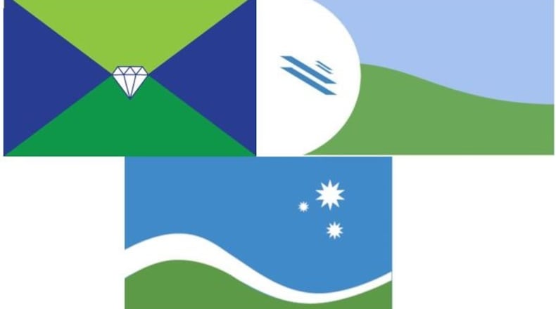 Designs submitted by Elizabeth Adams (Left), Larry Collins (Right), and Cecelia Freeman (bottom) | Contributed Photos/Dayton Daily News