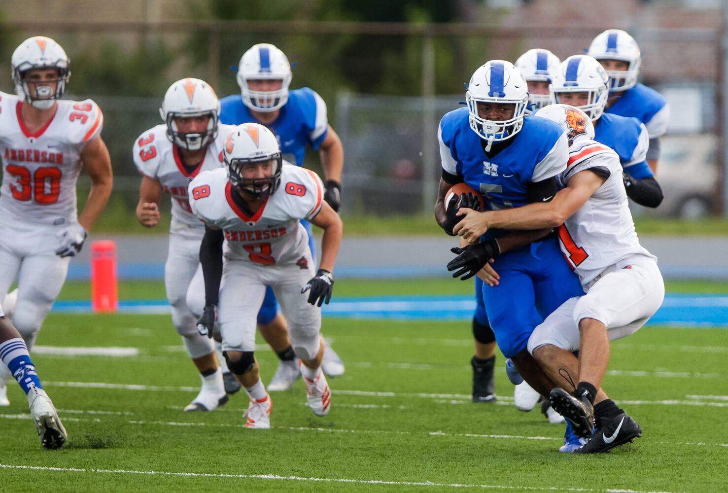 Hamilton Big Blue Football beats Anderson
