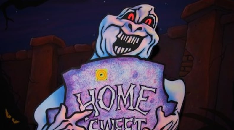 One of Kings Island's new attractions this year is Boo Blasters, an interactive ride where visitors shoot at ghosts as they travel through a haunted house. The Mason park opens Saturday, April 17, 2010.