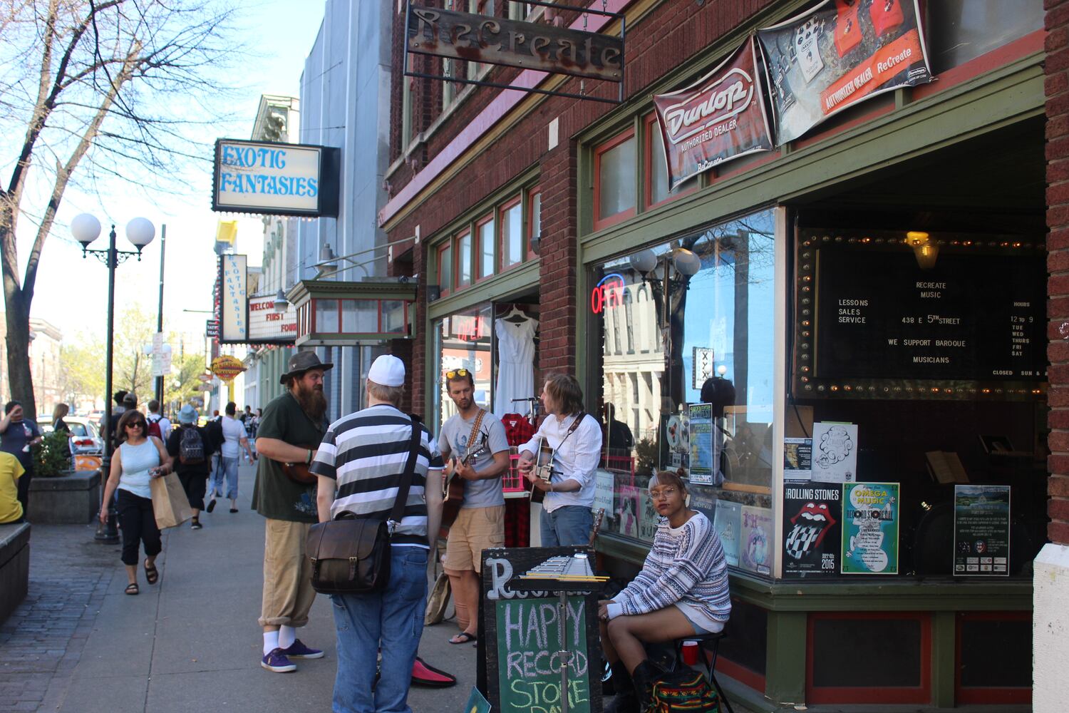 Photo: Record Store Day hits Omeg Music, Recreate and Feathers in the Oregon District