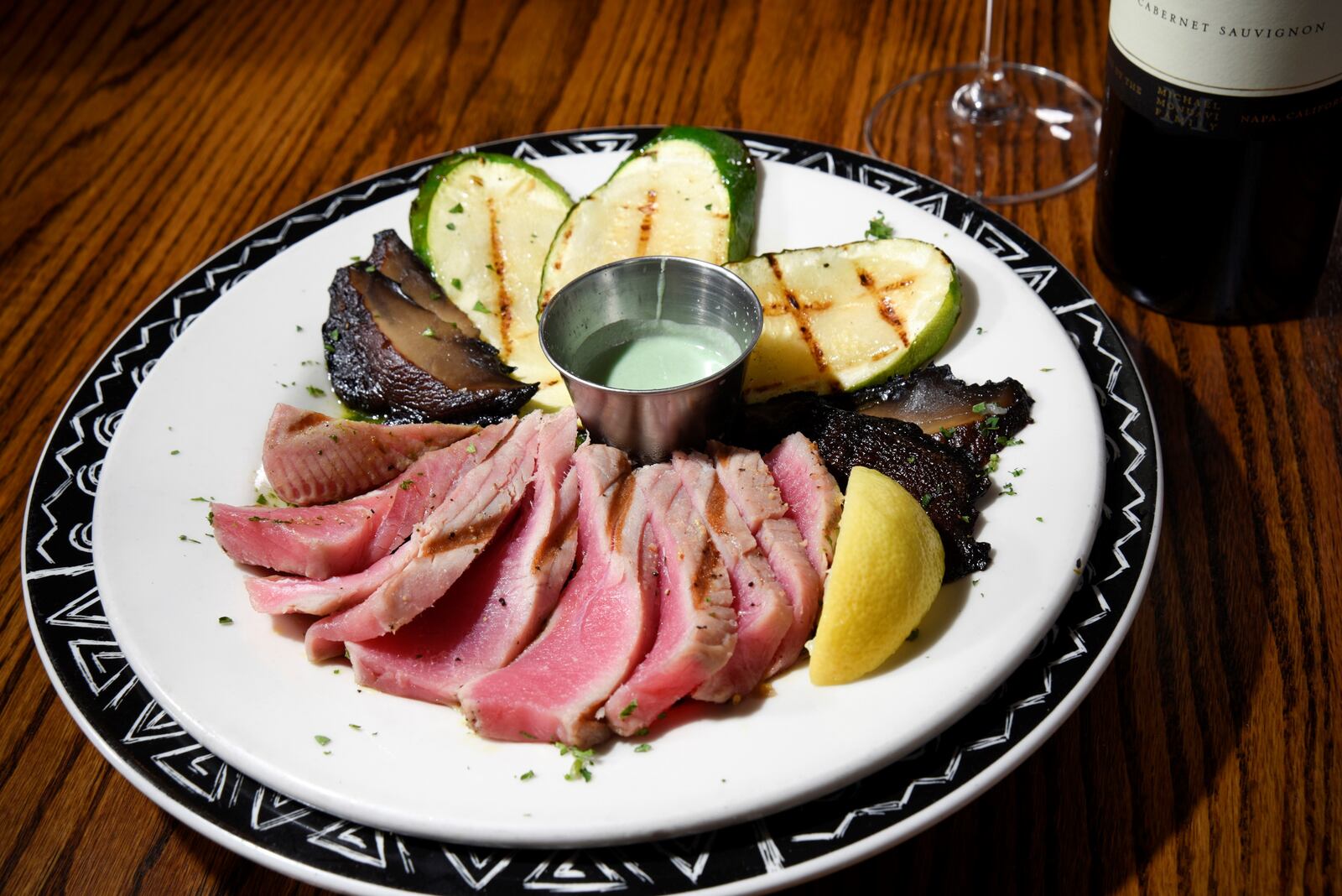 Pictured is Grilled Rare Tuna from Jay’s Seafood in Dayton. CONTRIBUTED PHOTO