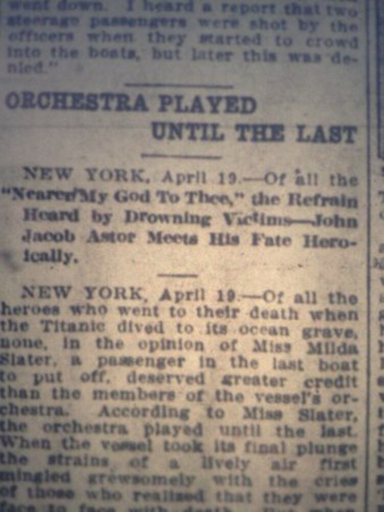 Titanic Anniversary