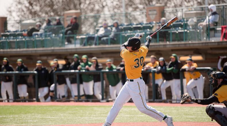First baseman Gabe Snyder is Wright State’s career leader in home runs and RBIs. Joseph Craven/CONTRIBUTED