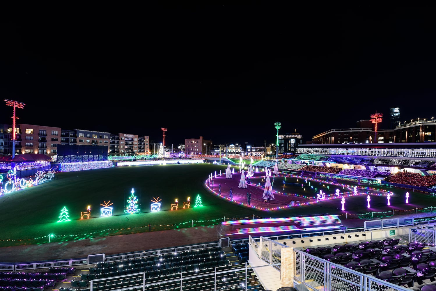 PHOTOS: Deck the Diamond at Day Air Ballpark