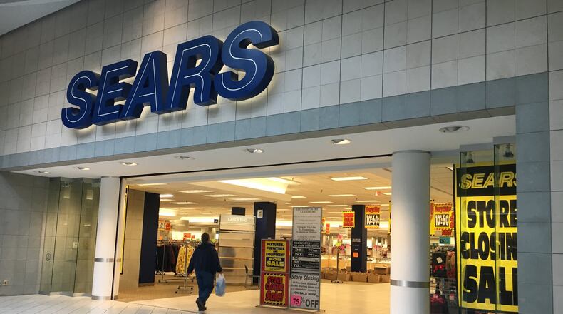Shoppers at the Sears in the Dayton Mall had mixed emotions as the company announced bankruptcy. Some said they’re sad to see the store go. Other said they hadn’t shopped there in a long time. STAFF PHOTO / HOLLY SHIVELY