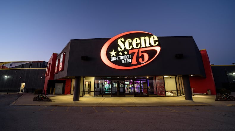 Scene75, closed since May last year, plans to reopen Dec. 16, 2020. The indoor entertainment center on Poe Avenue in Vandalia was heavily damaged by the 2019 Memorial Day tornadoes. TOM GILLIAM/CONTRIBUTING PHOTOGRAPHER