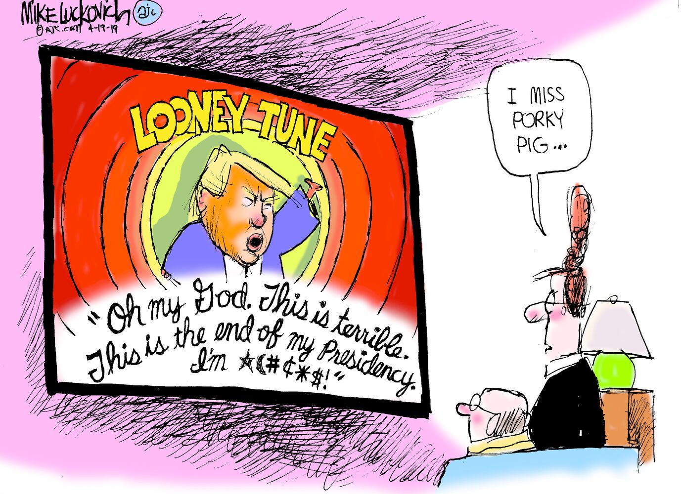 Week in cartoons: Notre Dame Cathedral fire, Tiger Woods and more