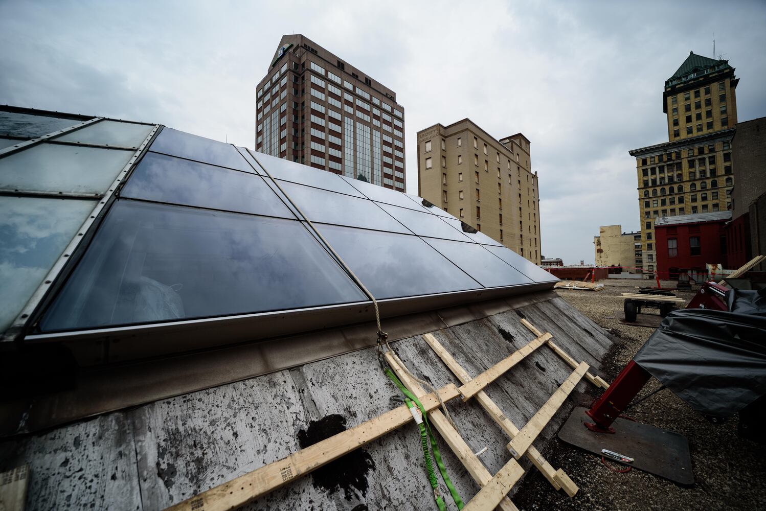 PHOTOS: Behind the scenes on the first day of construction at The Dayton Arcade