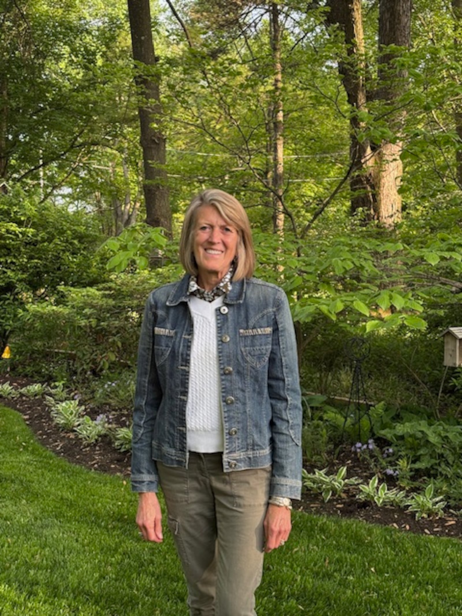 Marge Etson chairs this this year's Garden Gems tour. She is pictured in her Centerville garden. 
Contributed
