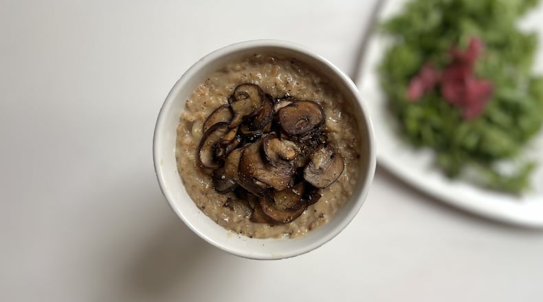 Savory Oats with Sauteed Mushrooms. CONTRIBUTED