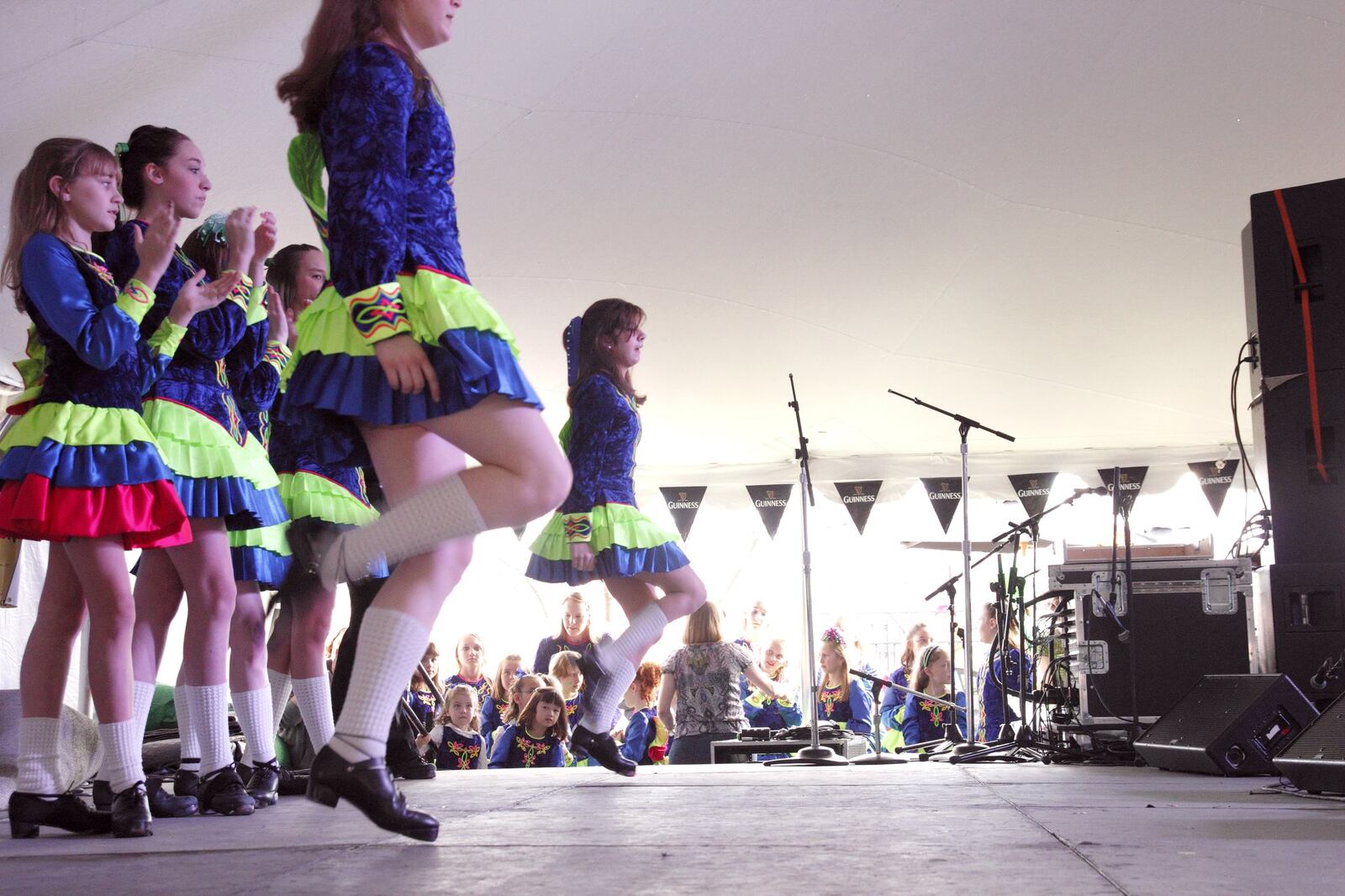Members of the Celtic Academy of Irish Dance perform during the St. Patrick’s Day celebration at the Dublin Pub in downtown Dayton in2012.