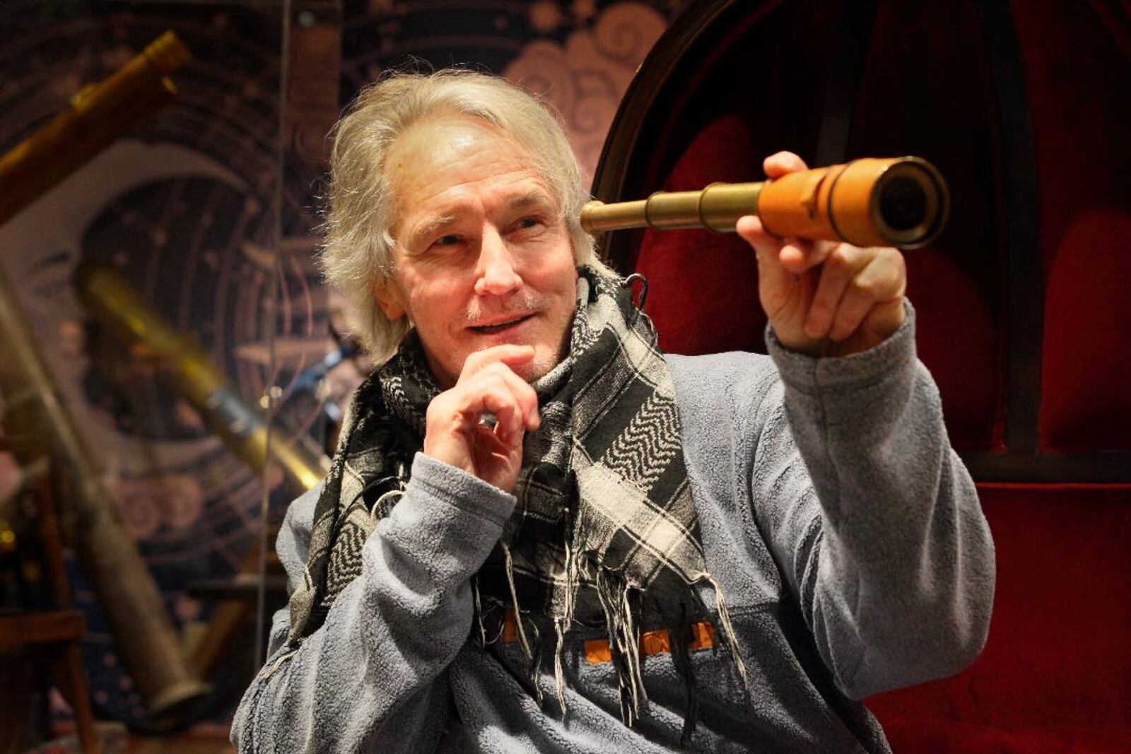 Bruce Cromer portrays Louis de Rougemont in the Human Race Theatre Company's production of "Shipwrecked!" PHOTO BY SCOTT J. KIMMINS