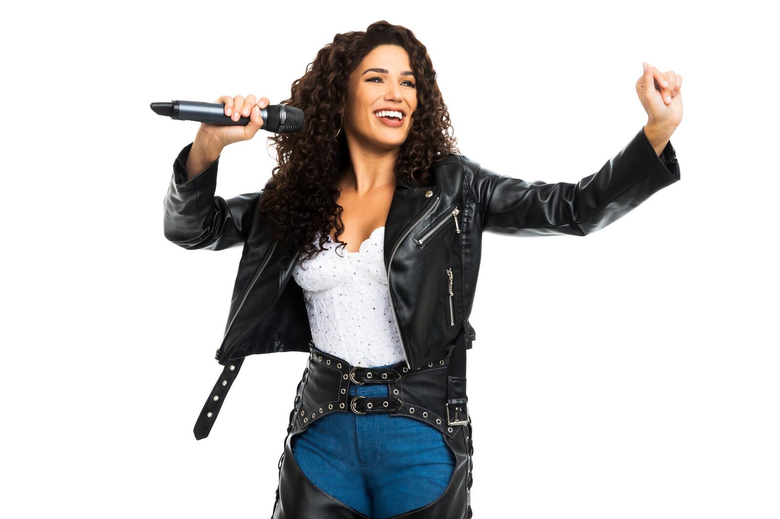 Christie Prades as Gloria Estefan in the national tour of “On Your Feet!,” slated March 5-10 at the Schuster Center. CONTRIBUTED/MATTHEW MURPHY