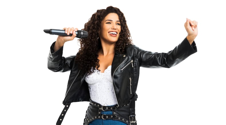 Christie Prades as Gloria Estefan in the national tour of “On Your Feet!,” slated March 5-10 at the Schuster Center. CONTRIBUTED/MATTHEW MURPHY