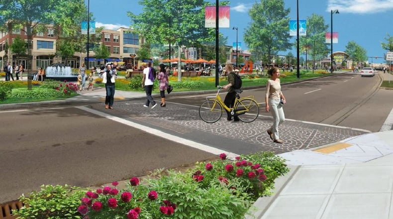 Renderings show what the Dayton Mall area could look like.