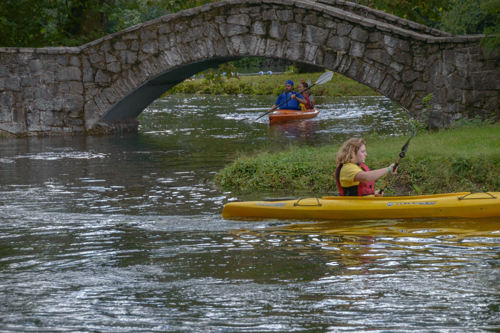 Camping, climbing, fishing, geocaching, paddling, slacklining and snow tubing were all part of the fun at the Wagner Subaru Outdoor Experience. The event Oct. 1-2, 2016, at Eastwood Metropark in Dayton offered recreational opportunities for adventurers of all ages, ability levels and interests.There was even fun for the four-legged adventure seekers. PHOTOS BY TOM GILLIAM/CONTRIBUTING PHOTOGRAPHER