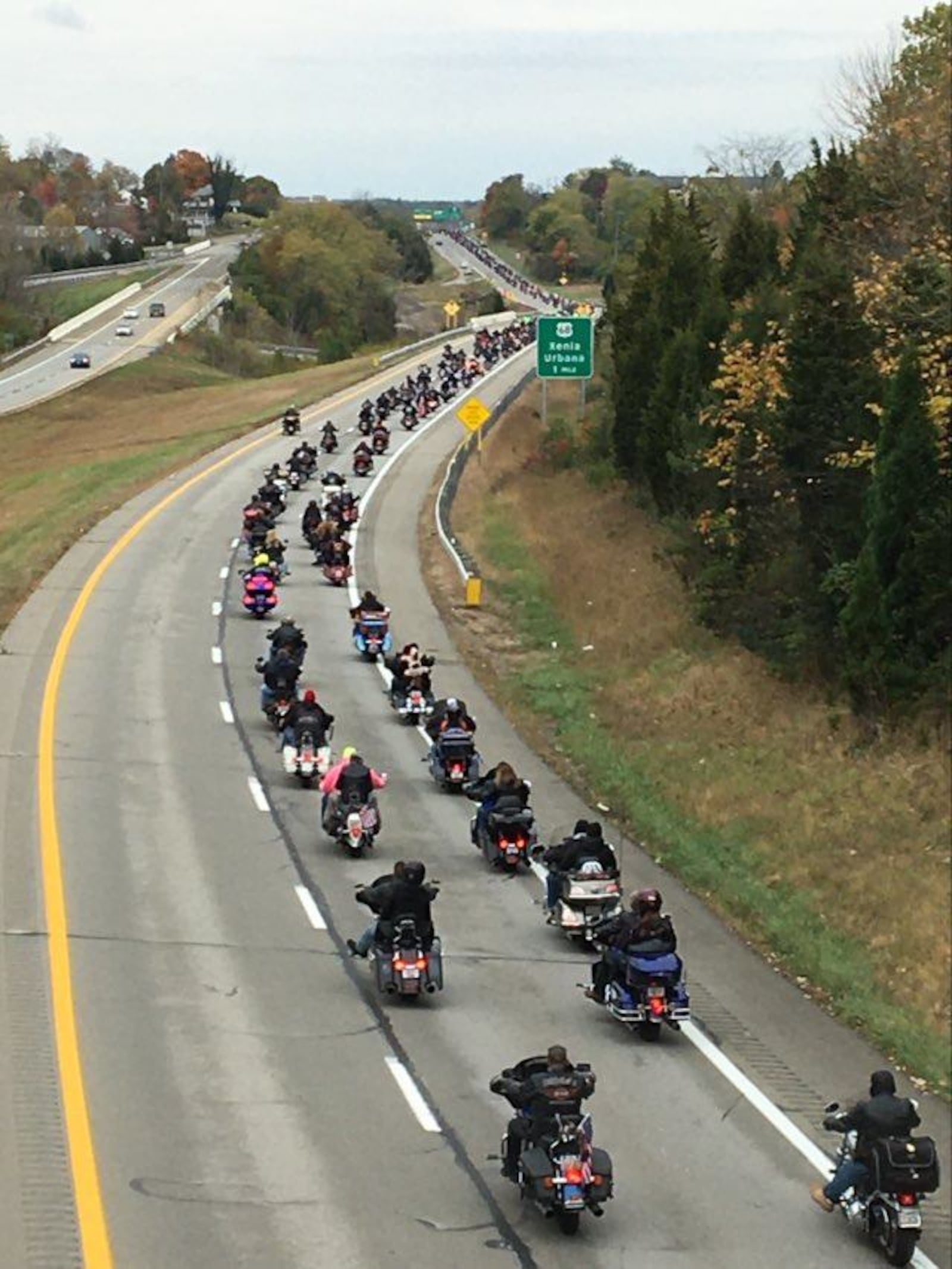 Hundreds of motorcyclists take part in the annual Toy Run as western Clark County collects toys and presents for those in need over Christmas. CONTRIBUTED