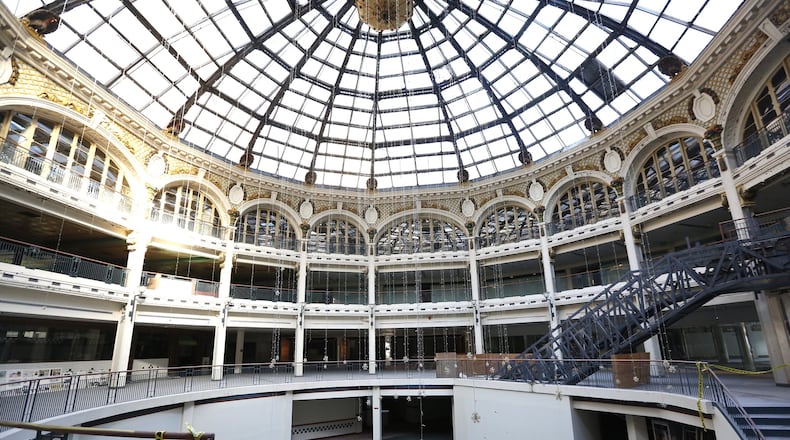 The proposed Ohio capital budget includes a $1 million allocation to the Dayton Arcade project. Dayton has contributed more than $1.4 million to the redevelopment efforts, and it also agreed to provide $2.5 million in federal funds to help construct the housing components. LISA POWELL / STAFF