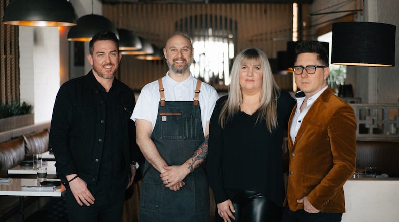 Pictured left to right is Chris Dimmick, Jorge Guzman, Ginger Roddick and David Kittredge of The Idea Collective (PHOTO COURTESY: Jon Morton Studios).