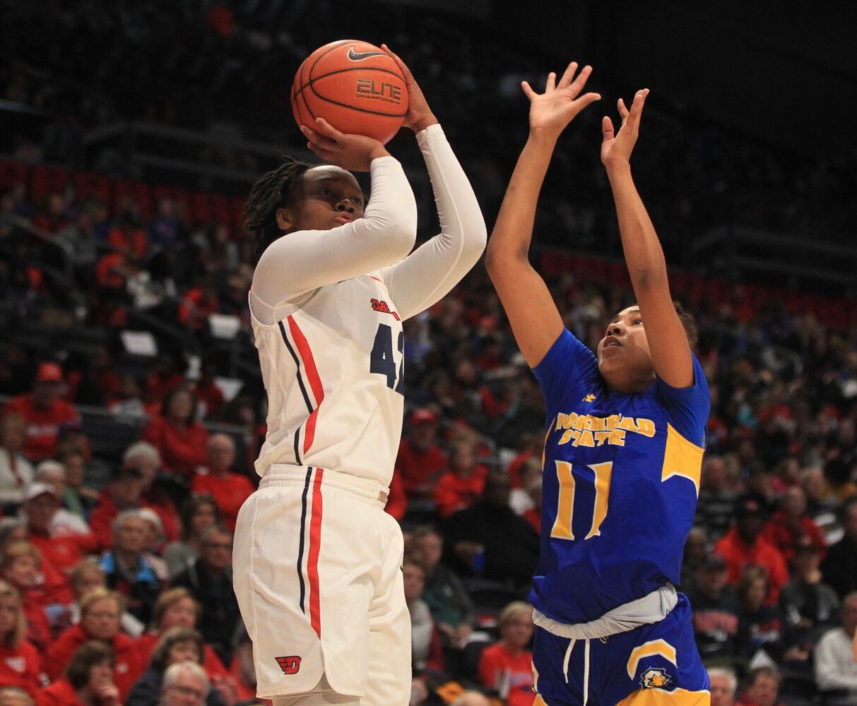 Photos: Dayton Flyers women's basketball wins big in School Day game