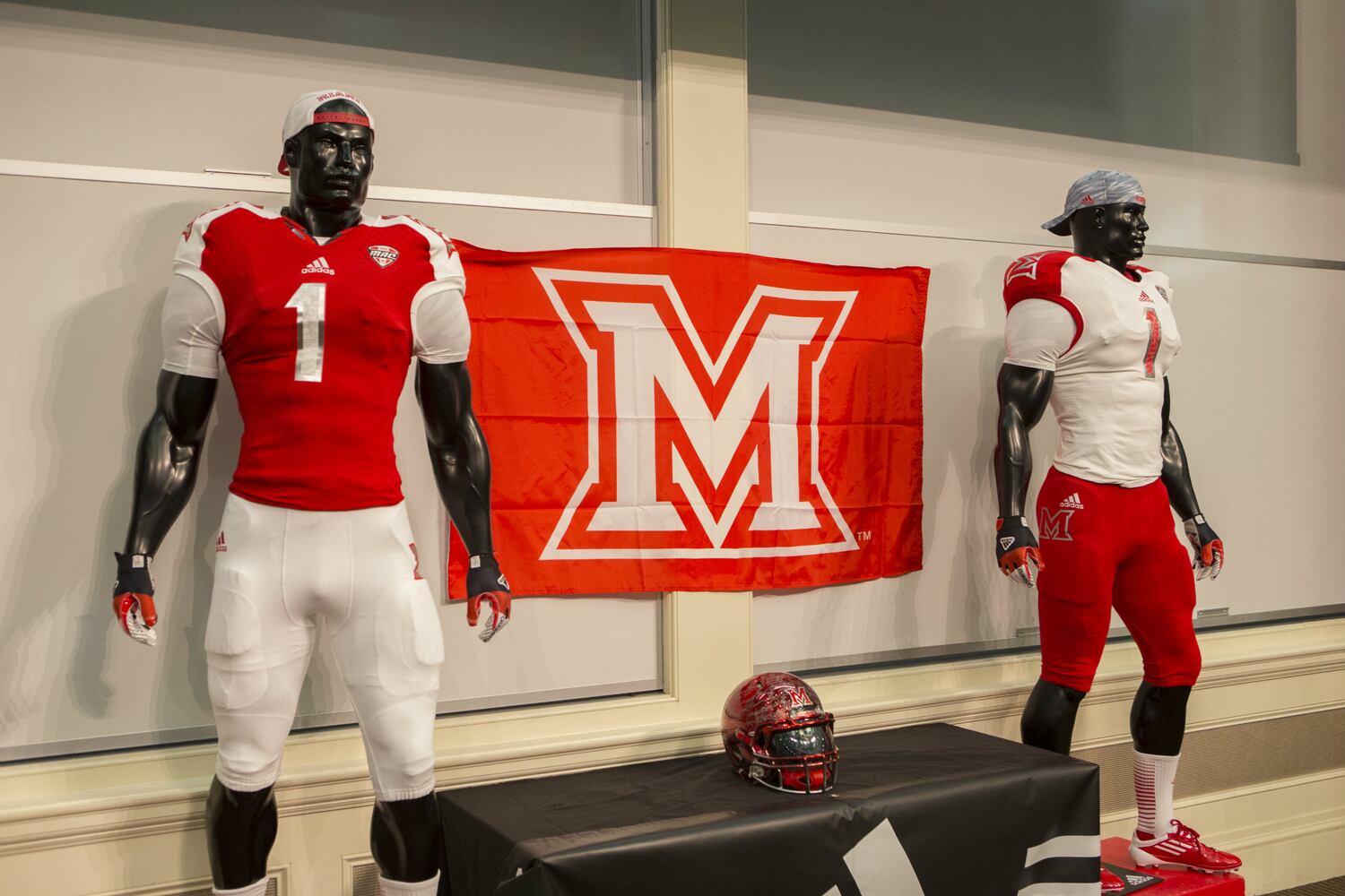 Miami University unveils new football uniforms