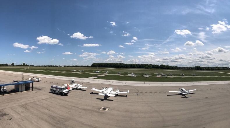 NorthPoint Development has reached a purchase option agreement with the city of Dayton for land at the Dayton-Wright Brothers Airport in Miami Twp., about 12 miles south of the city.
The real estate development firm hopes to develop the property for a high-tech manufacturing project that could bring 400 new jobs to the area. This image was taken on Aug. 5, 2020. JIM NOELKER/STAFF