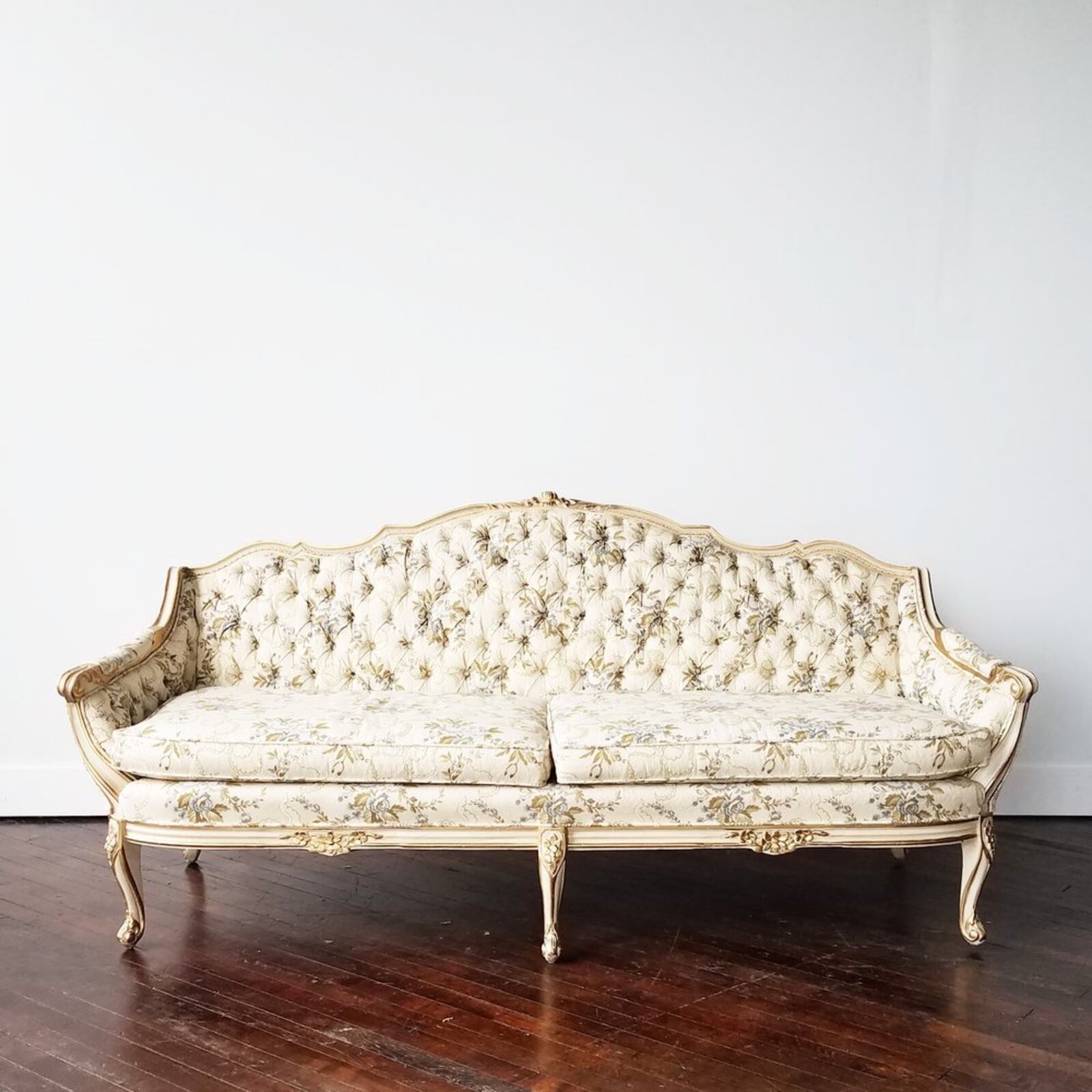 One of the many couches in Something Old Dayton's inventory. Photo contributed by Mari Foster.