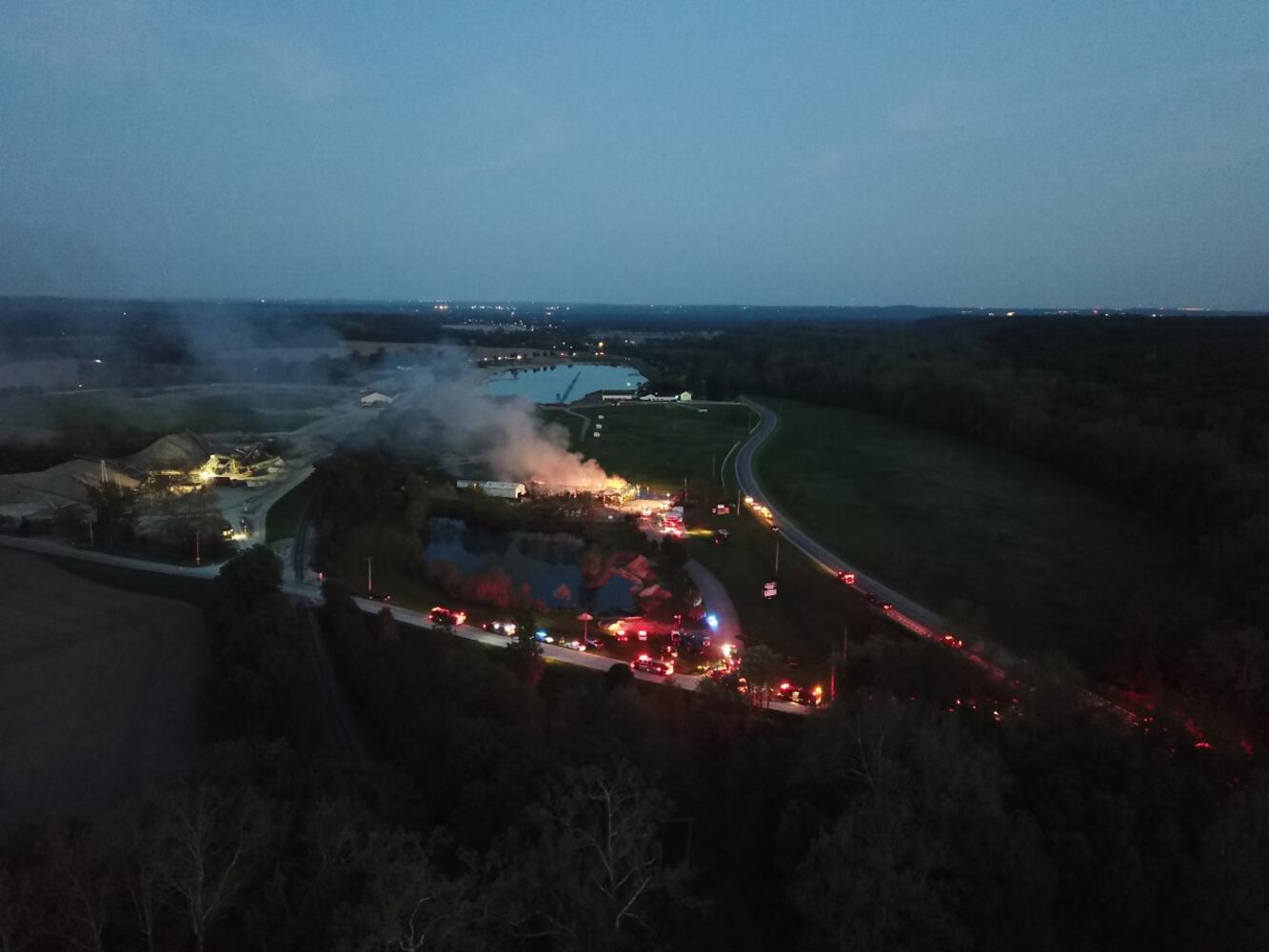 PHOTOS: Fire destroys Germantown lawn equipment business