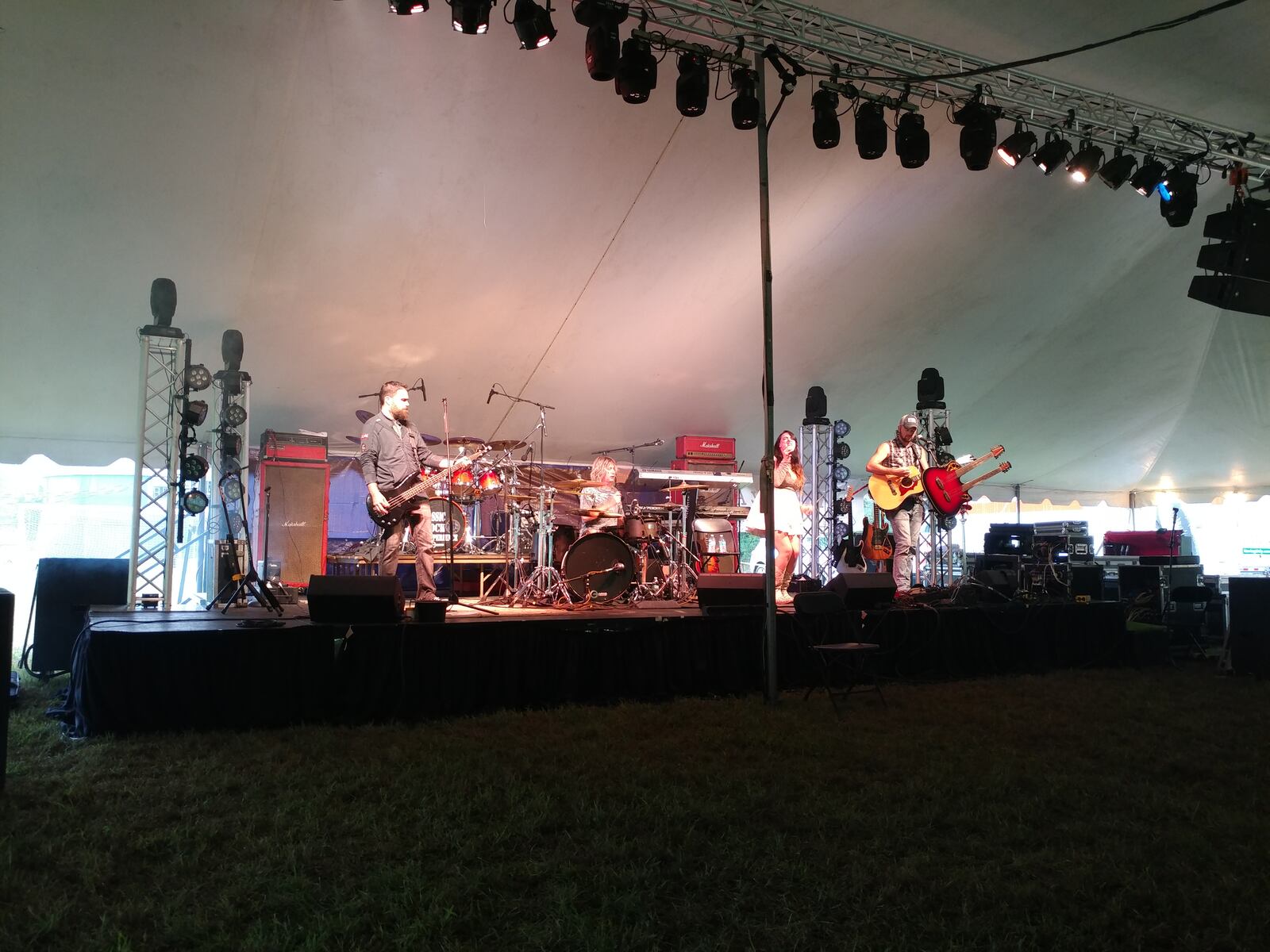 The band Jayme performed Saturday at the Lewisburg Bicentennial Celebration. Photo courtesy Jenna Pichot