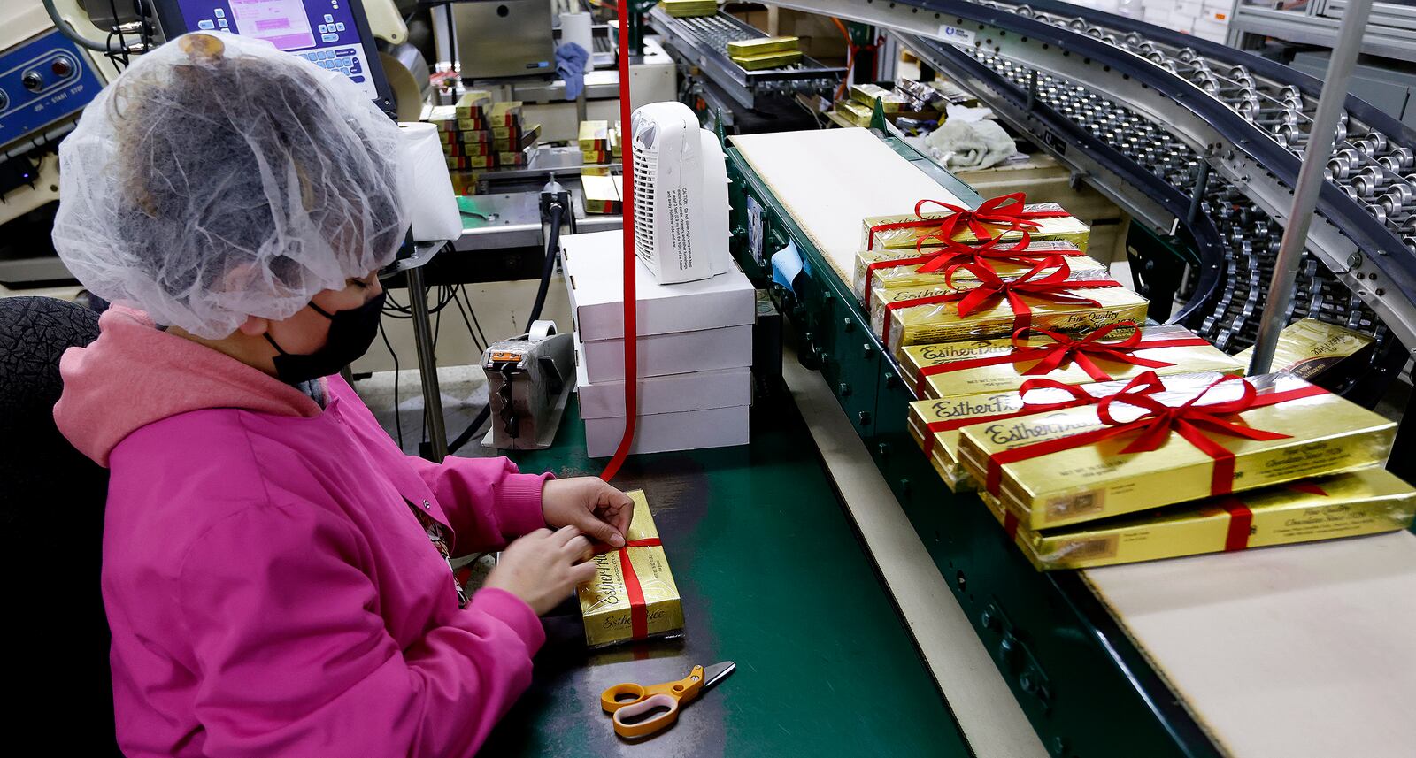 Candy production is in full swing at Esther Price Candies for the upcoming Valentine's Day and Easter holidays. MARSHALL GORBY\STAFF
