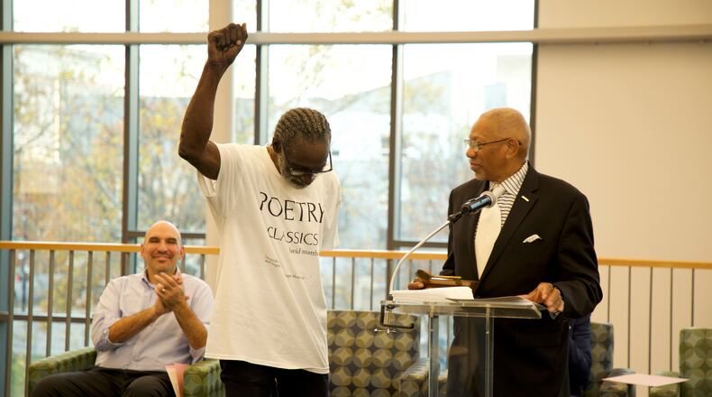 David Matthews and Mayor Jeffrey Mims, 2024. Credit: Brandon Berry