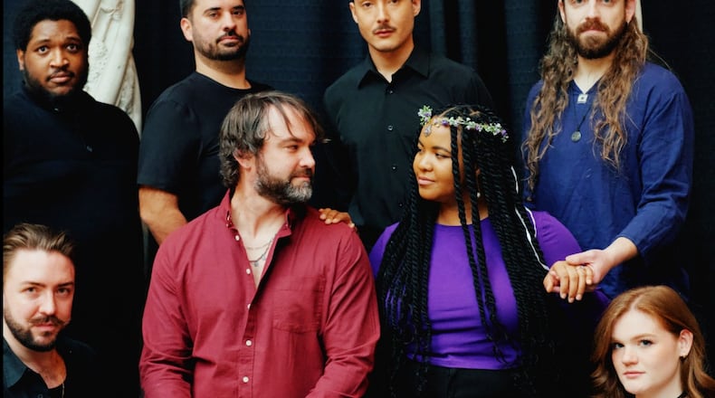 The cast of the Human Race Theatre Company's production of "Camelot." Photo by Judd Plattenburg