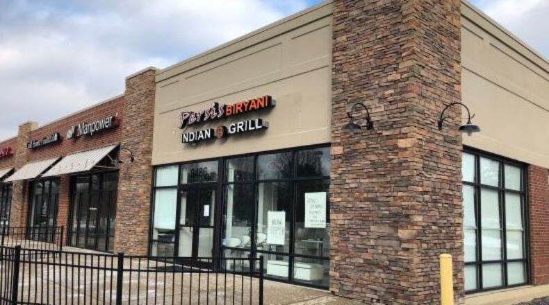 Persis Biryani Indian Grill has opened at 9486 N. Springboro Pike (Ohio 741) north of Austin Landing.