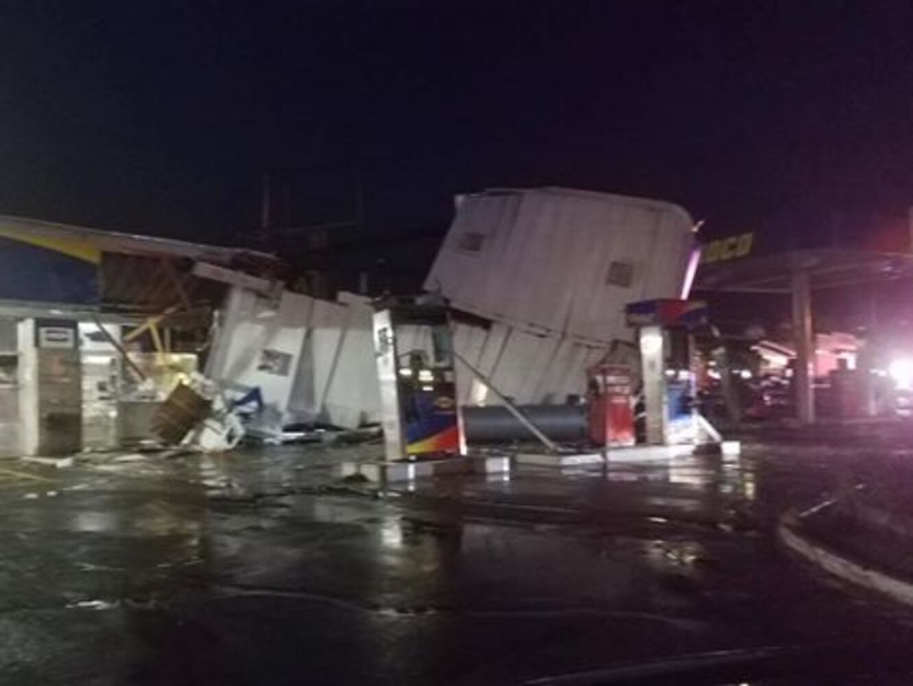 Damage in Park Layne