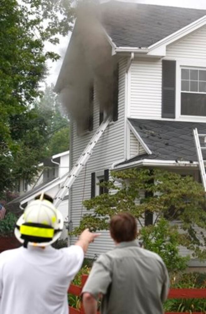 House fire in Oakwood