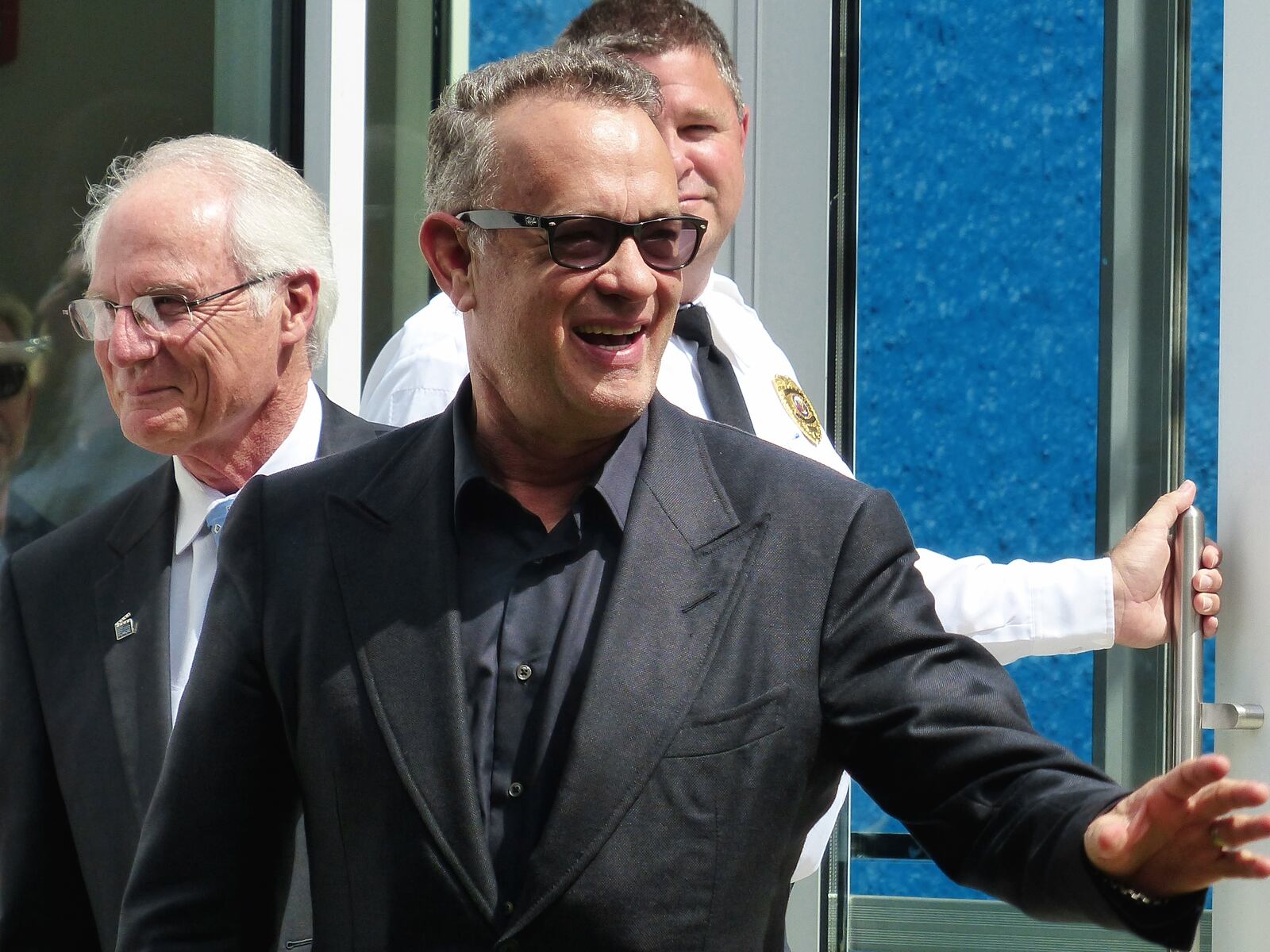 Two-time Academy Award-winning actor Tom Hanks was at Wright State University to dedicate the brand new Tom Hanks Center of Motion Pictures on April 19, 2016. The actor is also a director and producer. His film production company, Playtone, is collaborating with two-time Pulitzer Prize-winning historian David McCullough on an HBO miniseries based on McCullough's New York Times No. 1 bestseller, "The Wright Brothers."