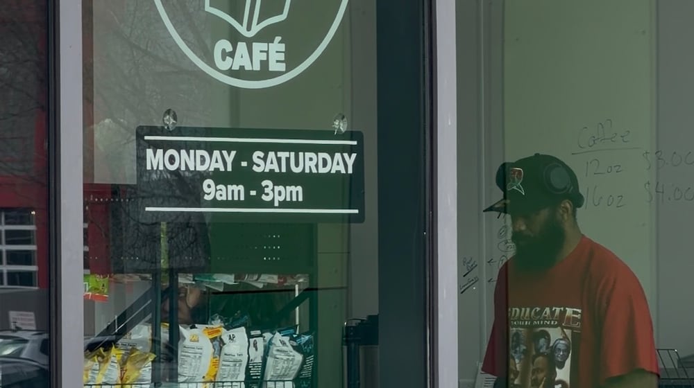 The cafe space at Dayton Metro Library's downtown branch is now home to The Book Warm Cafe. SYDNEY DAWES/STAFF