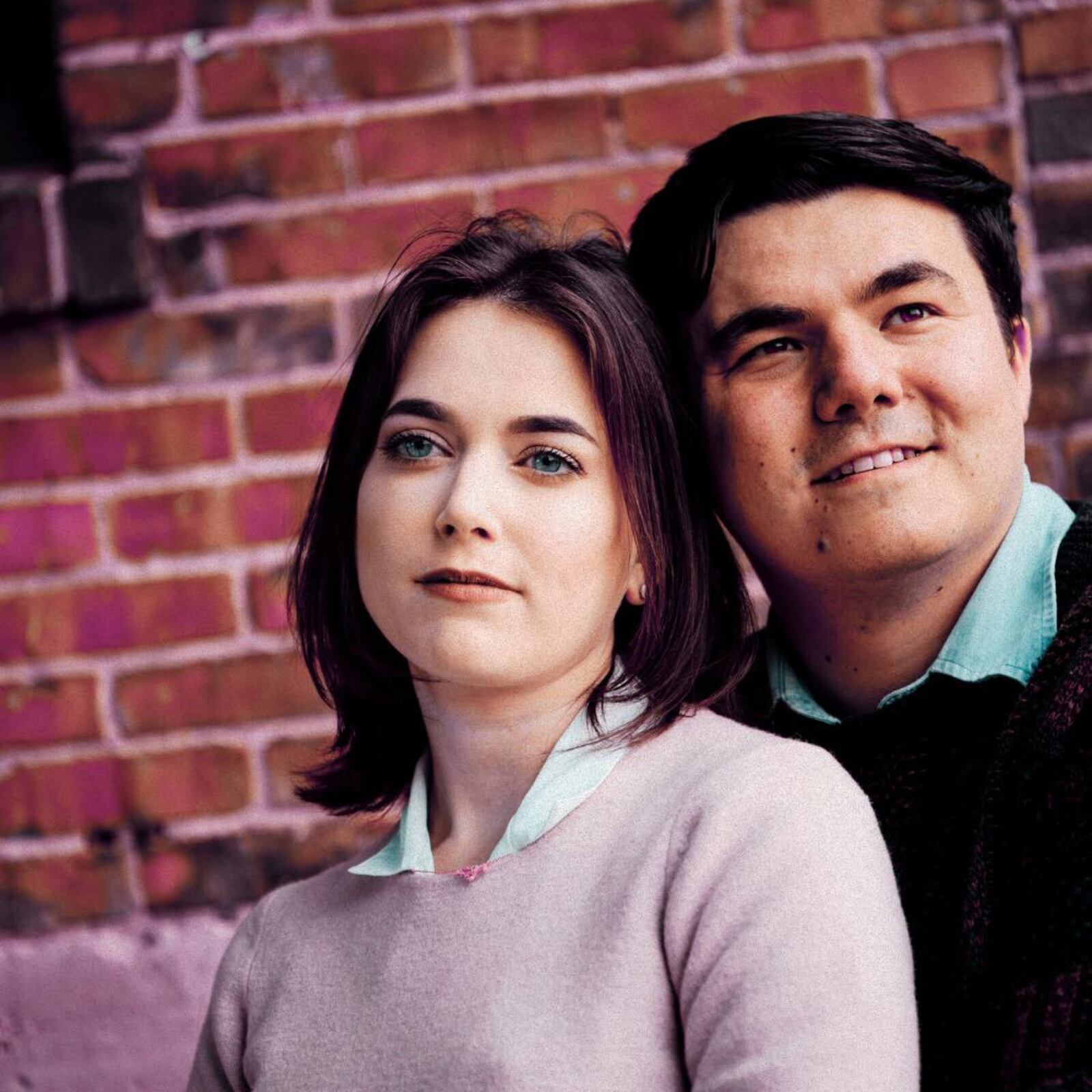 Lauren Everett (Molly) and A.J. Breslin (Kevin) in The Nerve's production of "Friend Art." PHOTO BY KNACK VIDEO + PHOTO.
