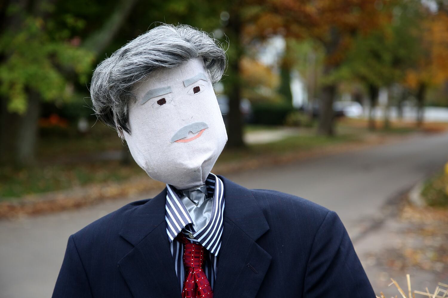 PHOTOS: ‘I’ll take murder hornets for $200 Alex,’ Oakwood’s Scarecrow Row displays creative Halloween fun