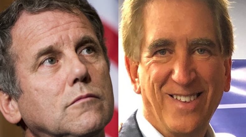 Sen. Sherrod Brown, left, and Rep. Jim Renacci.