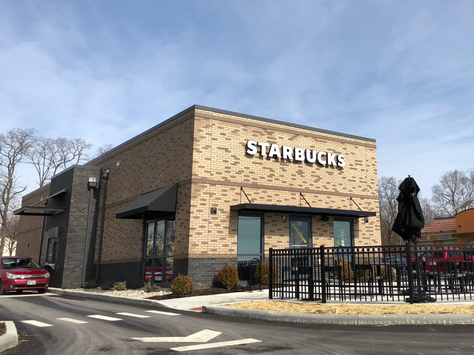 This new Starbucks opened  in Springboro. JEREMY RATLIFF/STAFF