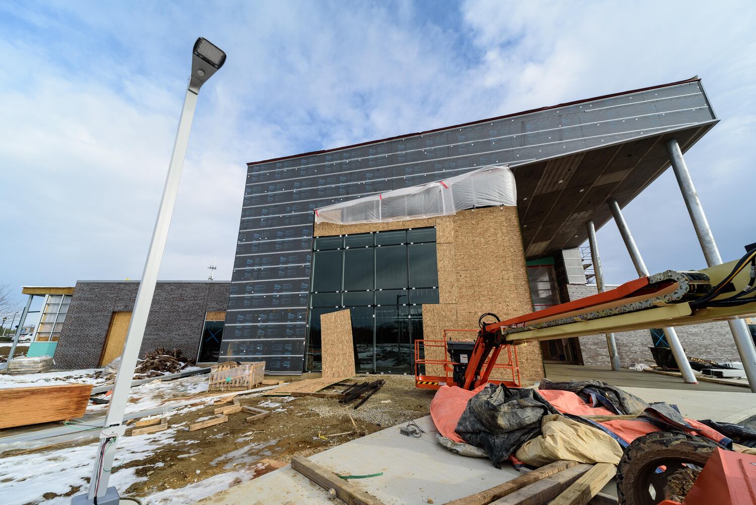 PHOTOS: A look at construction at the Dayton Metro Library’s new Huber Heights Branch