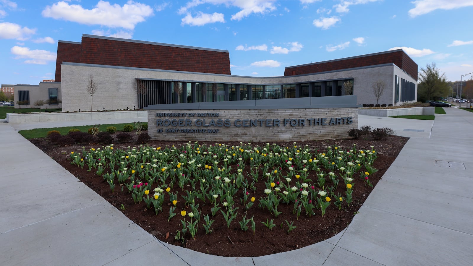 The University of Dayton's Roger Glass Center for the Arts opened on April 13, 2024. BRYANT BILLING / STAFF